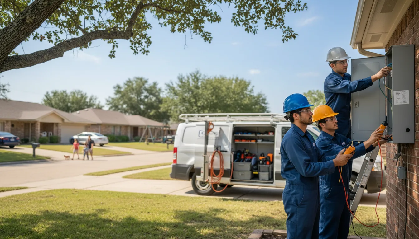 Certified electrician providing emergency electrical services in Thayer, IA